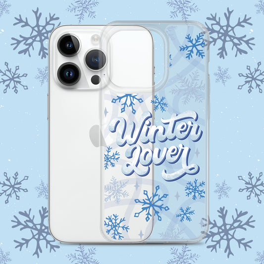 Winter Lover Clear Case for iPhone