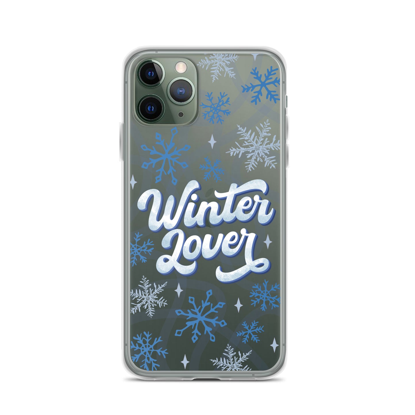 Winter Lover Clear Case for iPhone