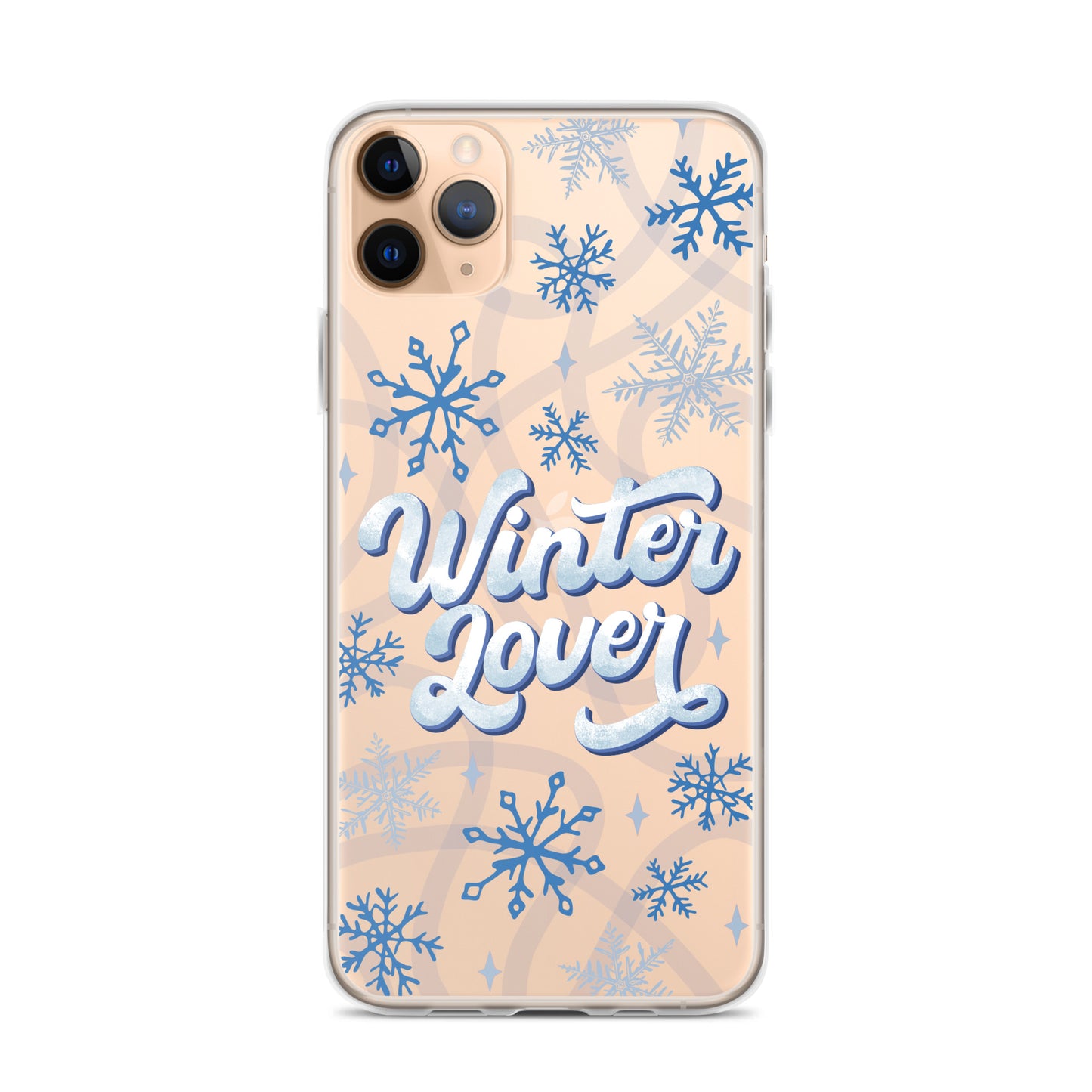 Winter Lover Clear Case for iPhone