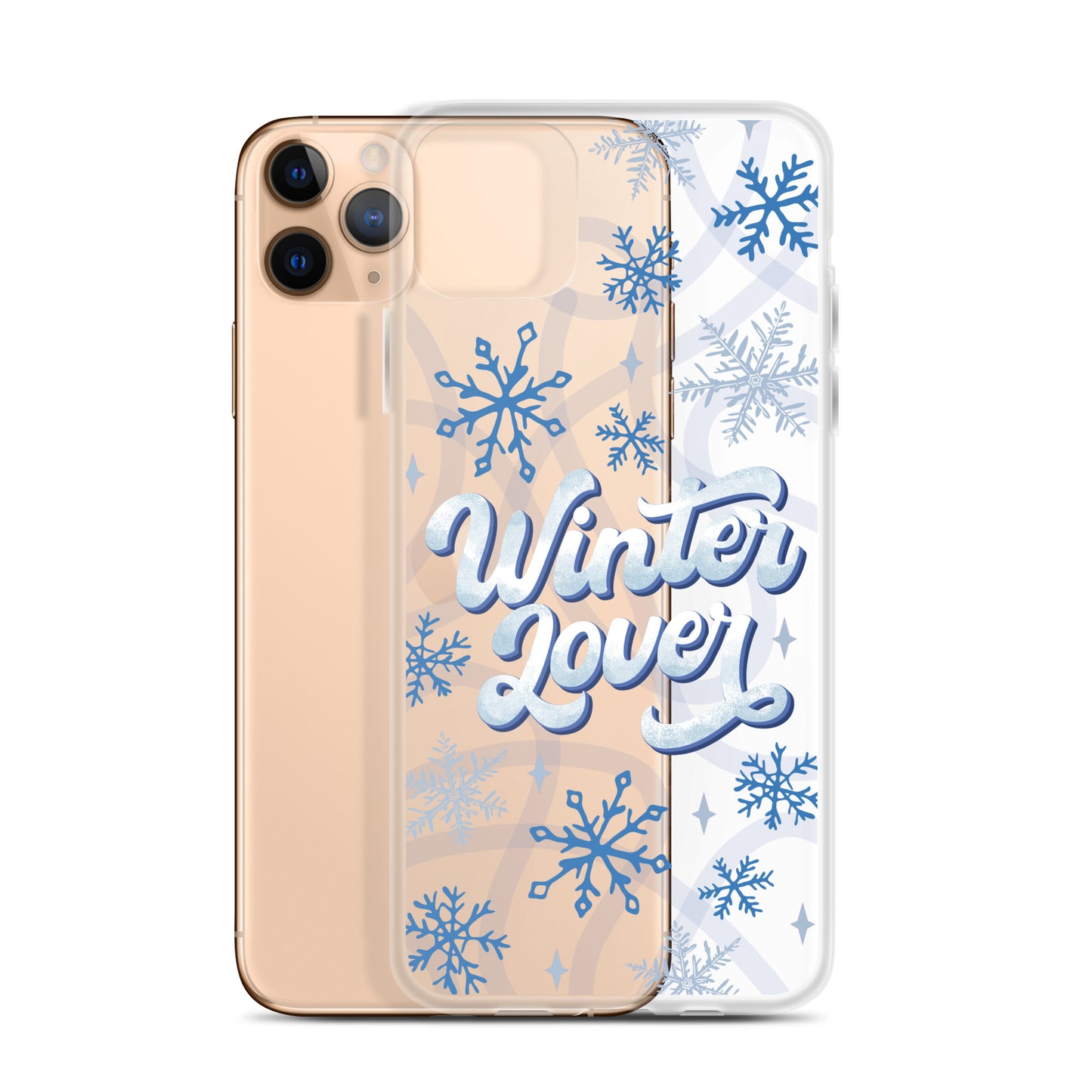 Winter Lover Clear Case for iPhone