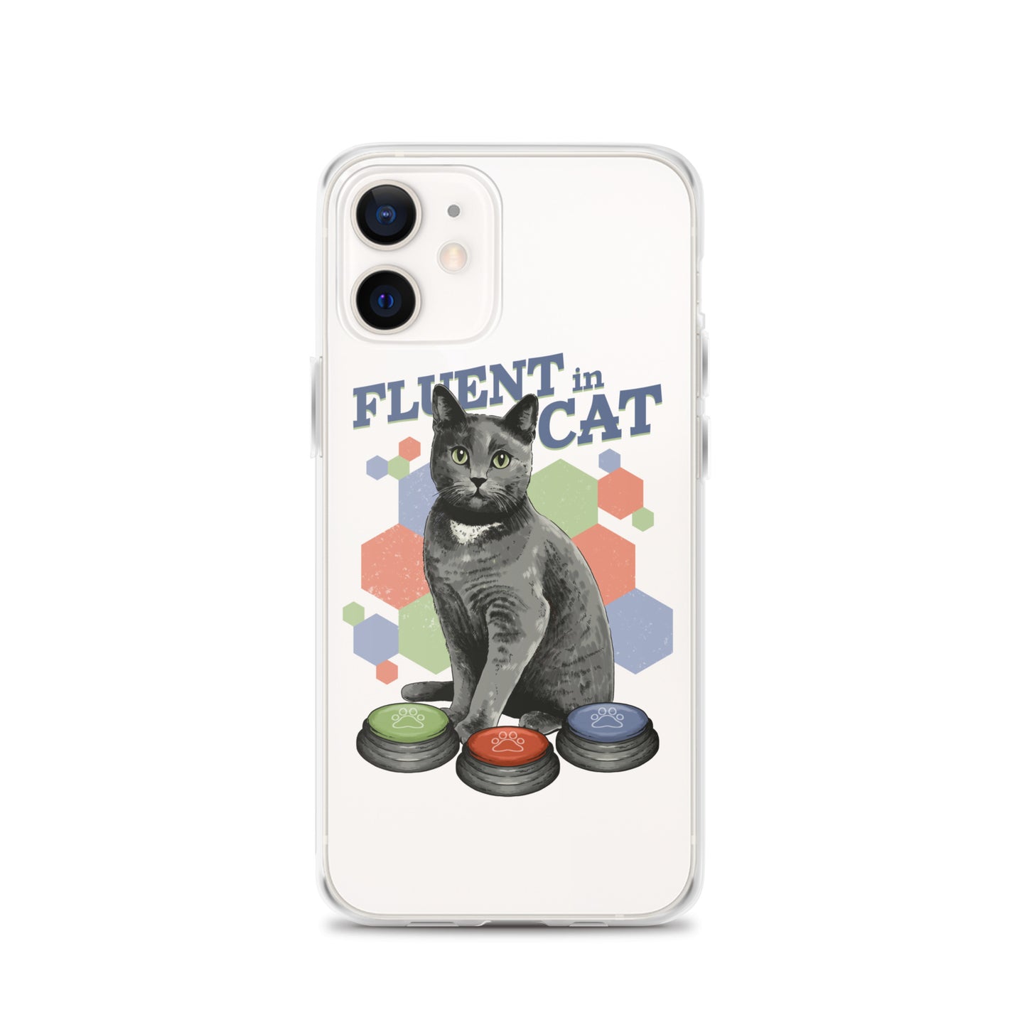 Fluent in Cat Clear Case for iPhone