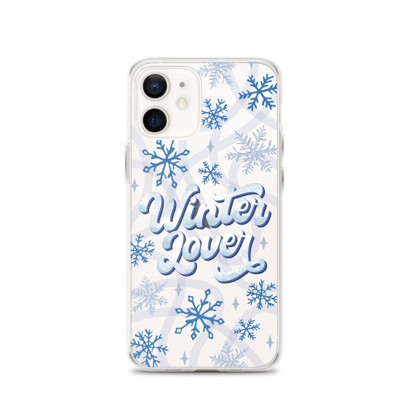 Winter Lover Clear Case for iPhone