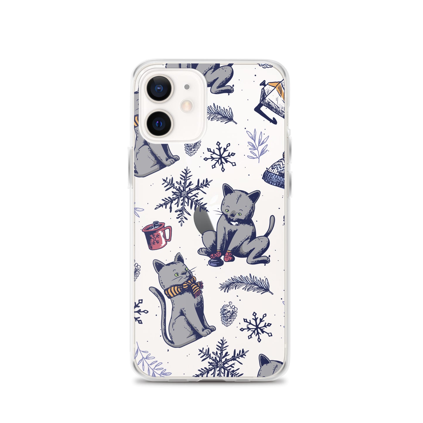 Winter Seasonal Clear Case for iPhone