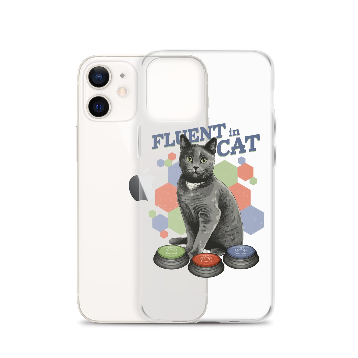 Fluent in Cat Clear Case for iPhone