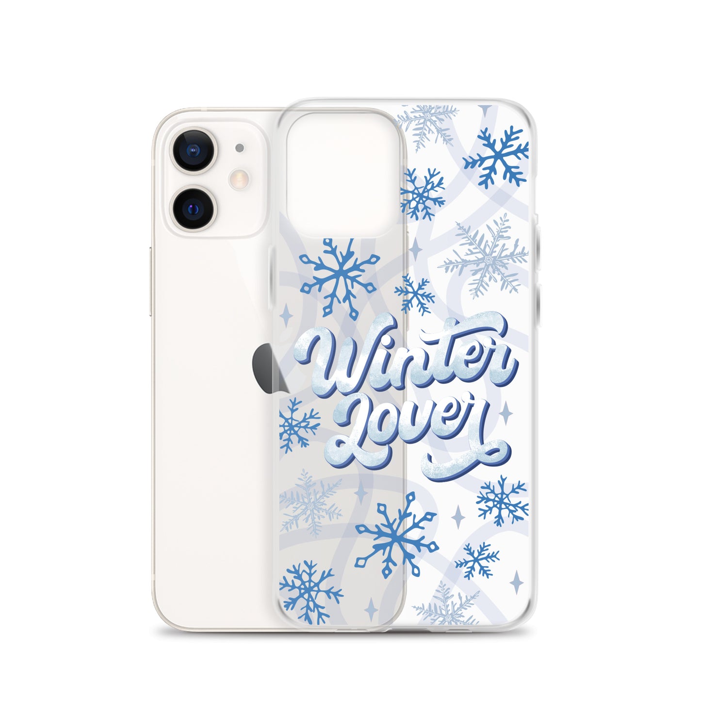 Winter Lover Clear Case for iPhone