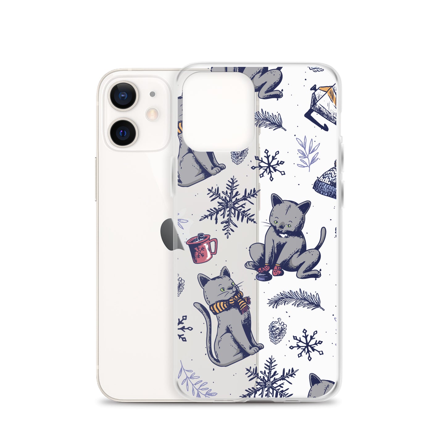 Winter Seasonal Clear Case for iPhone