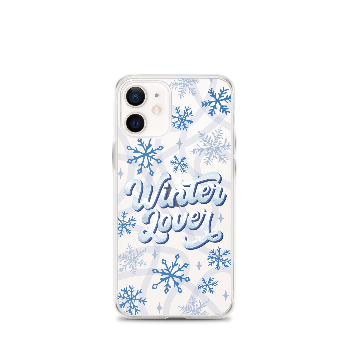 Winter Lover Clear Case for iPhone