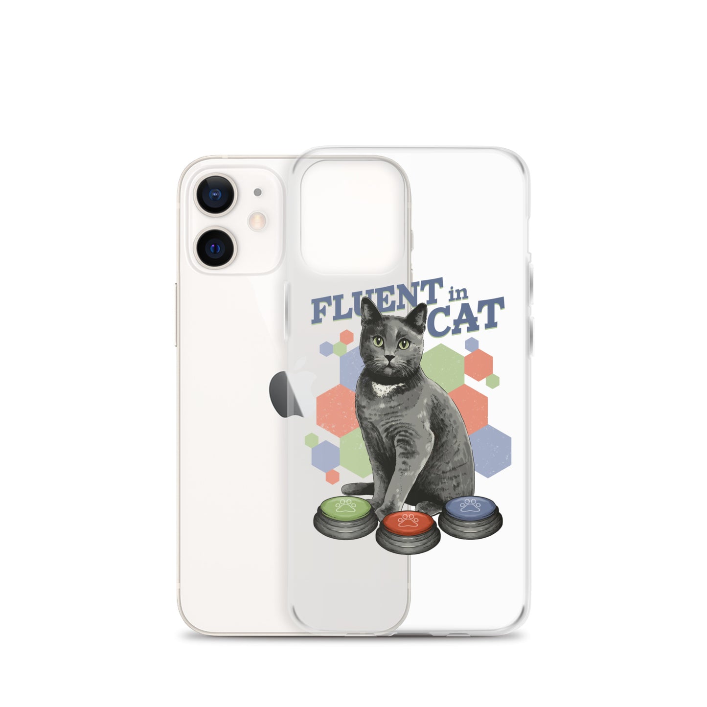 Fluent in Cat Clear Case for iPhone