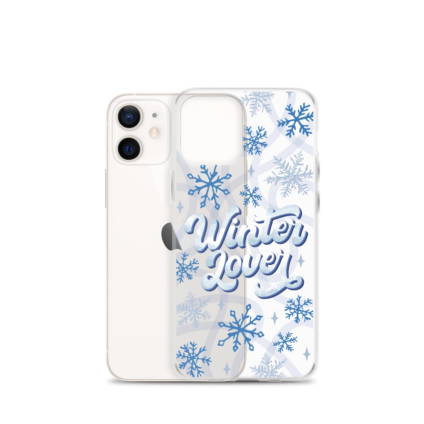 Winter Lover Clear Case for iPhone