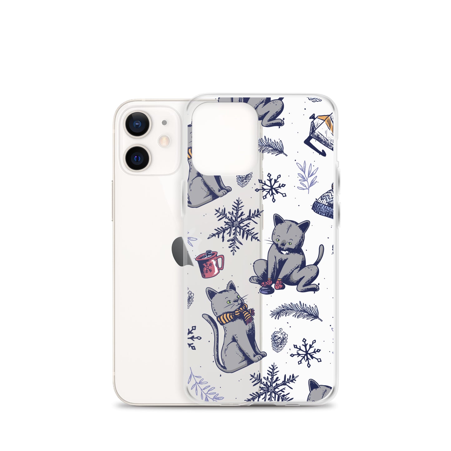 Winter Seasonal Clear Case for iPhone