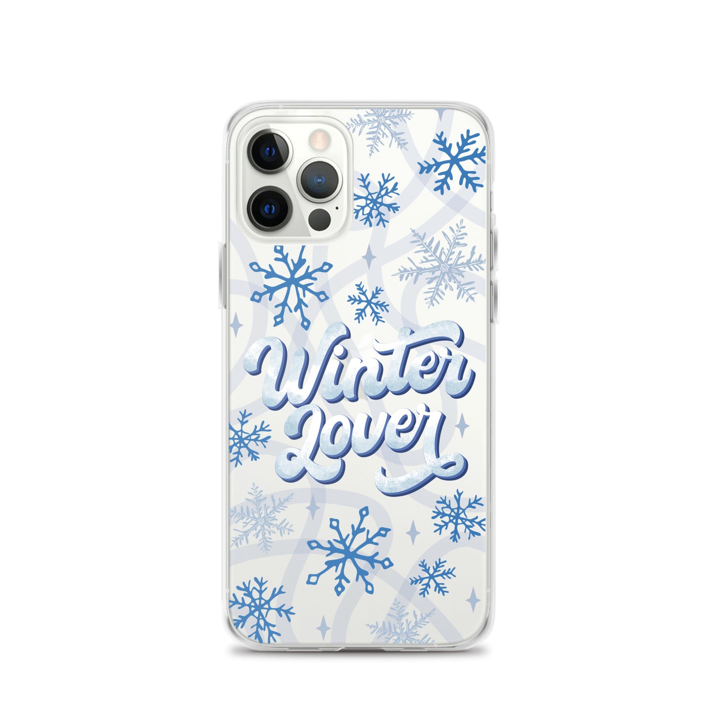 Winter Lover Clear Case for iPhone