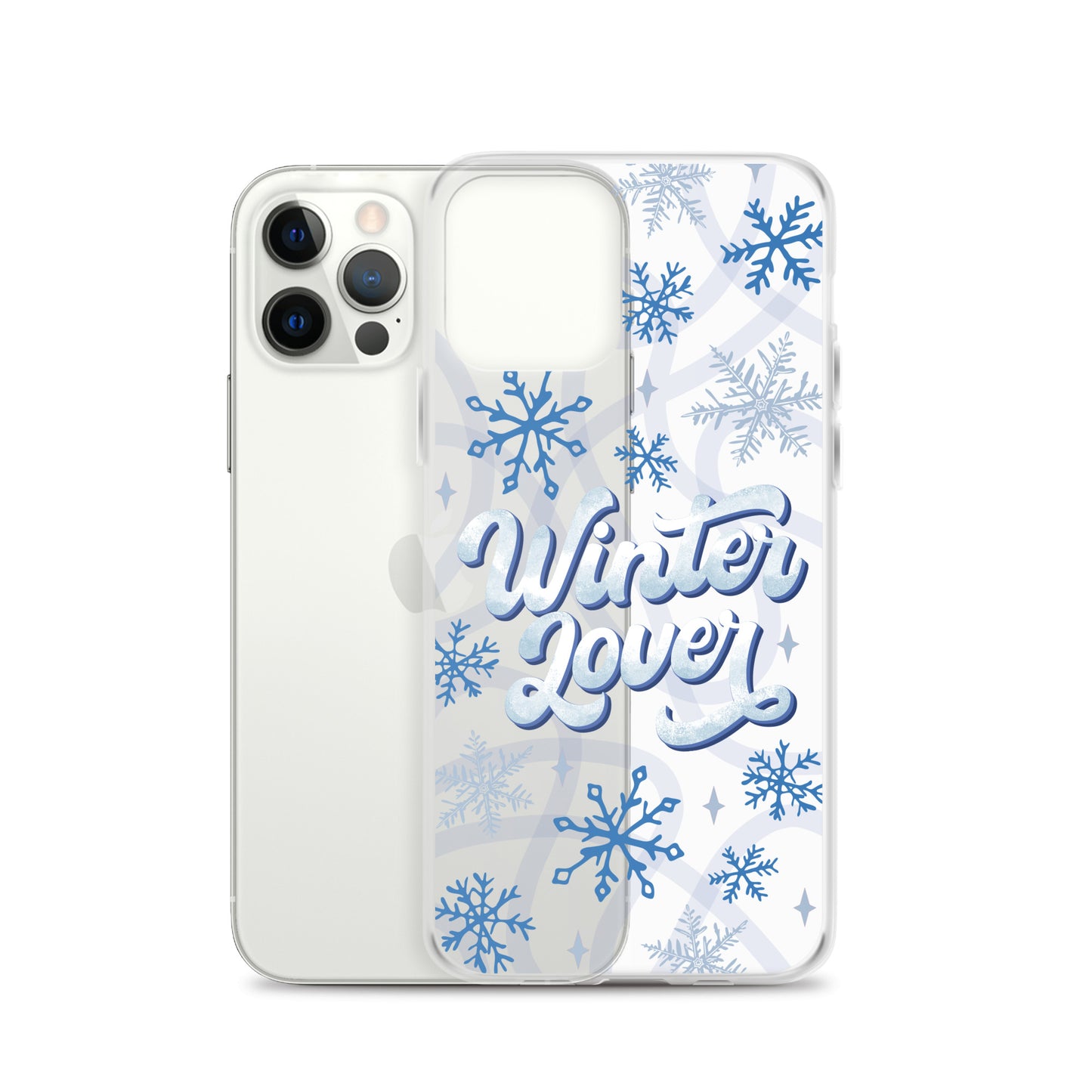 Winter Lover Clear Case for iPhone