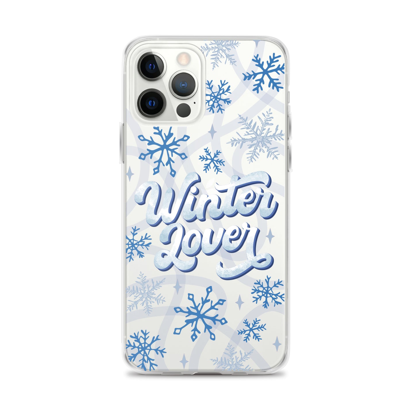 Winter Lover Clear Case for iPhone