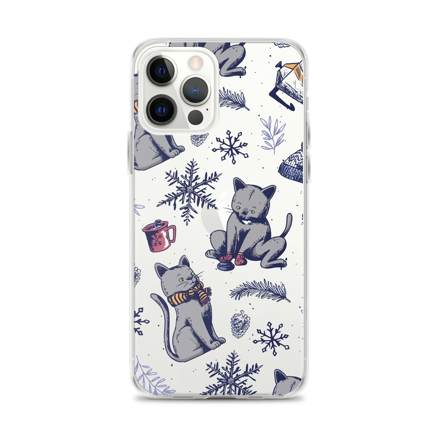 Winter Seasonal Clear Case for iPhone