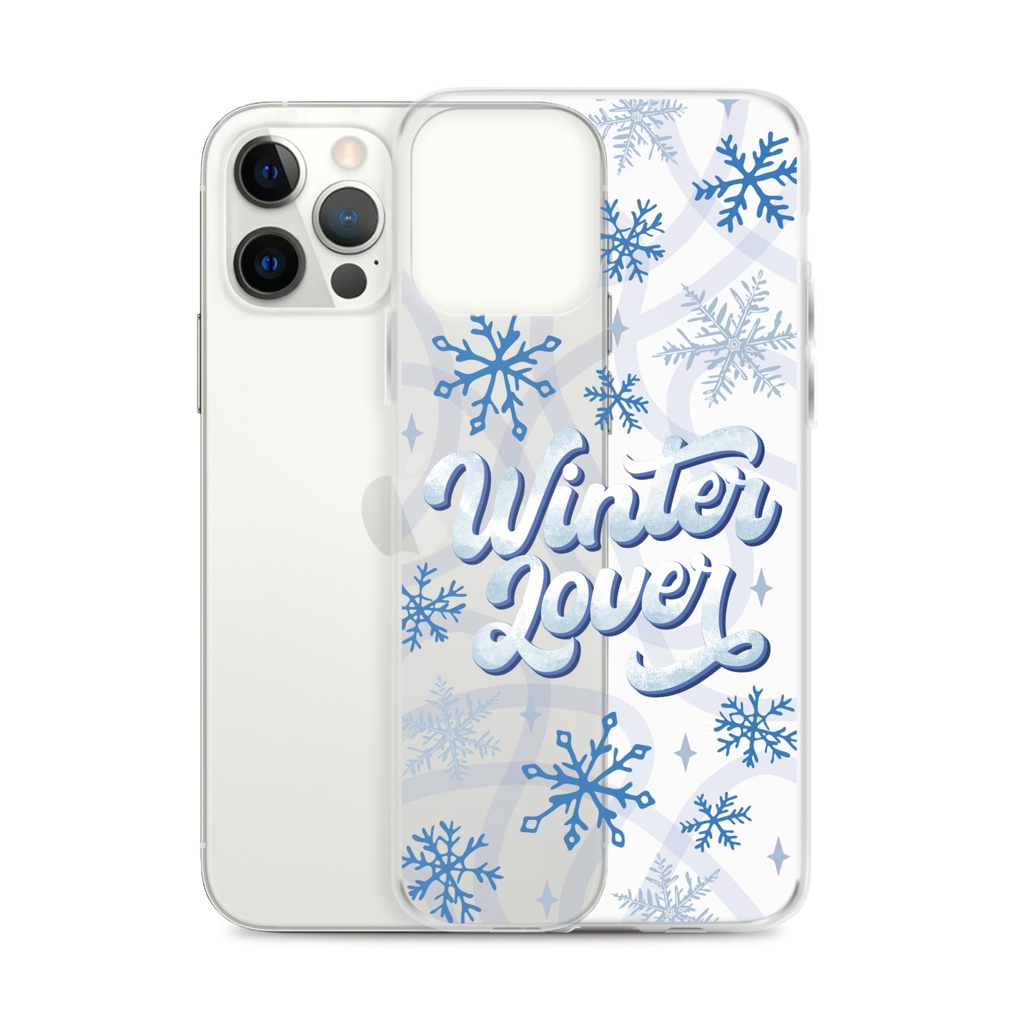 Winter Lover Clear Case for iPhone