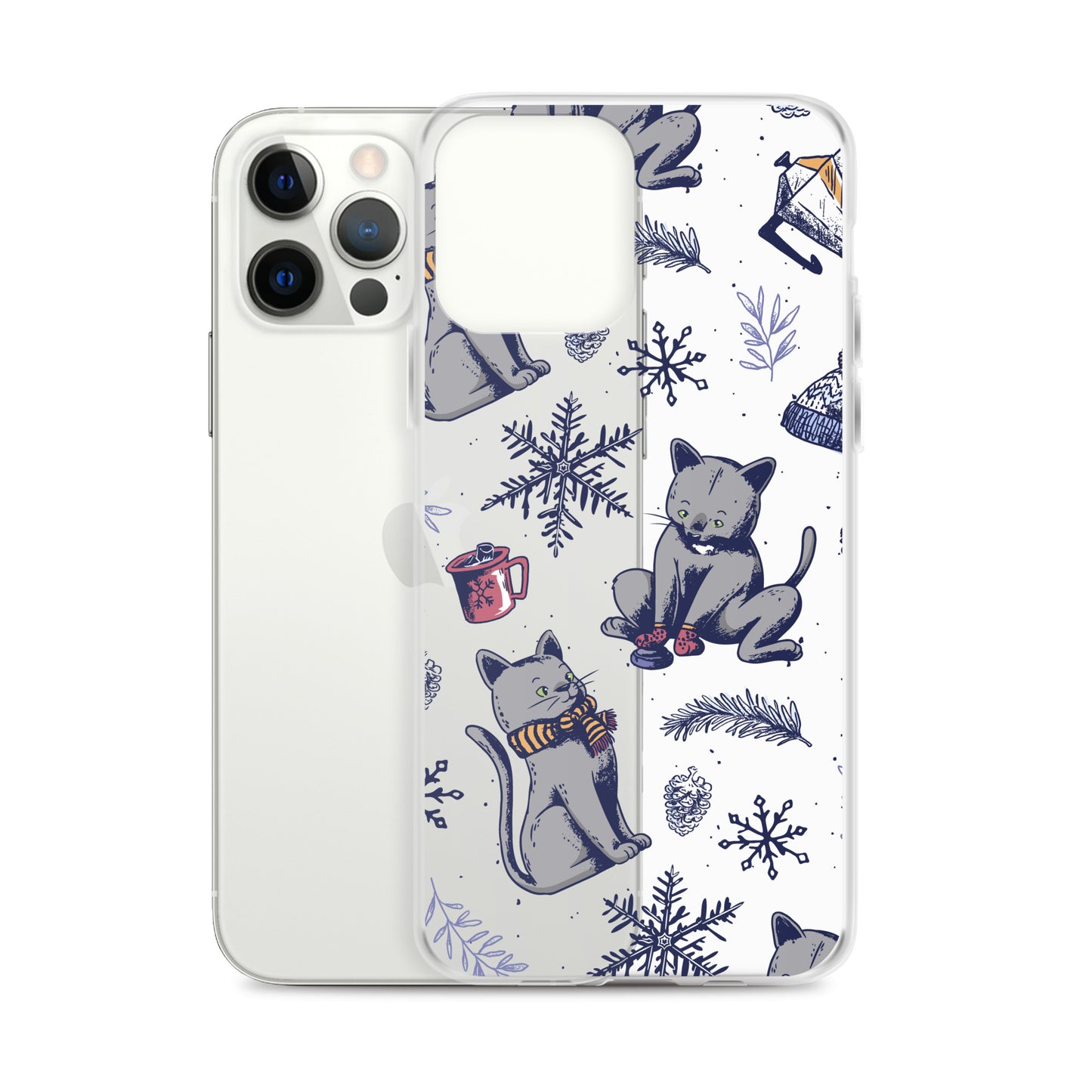 Winter Seasonal Clear Case for iPhone