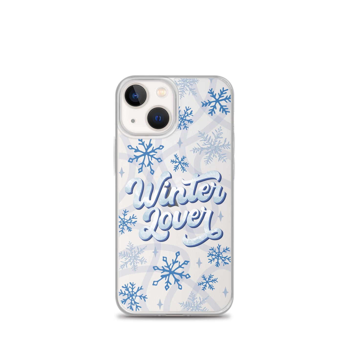 Winter Lover Clear Case for iPhone