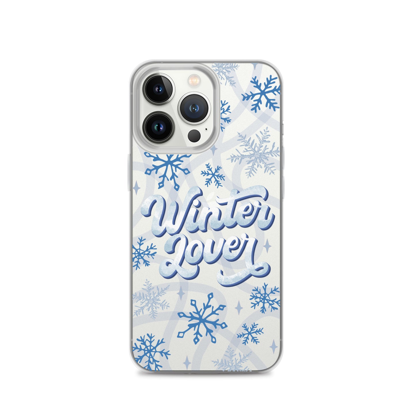 Winter Lover Clear Case for iPhone