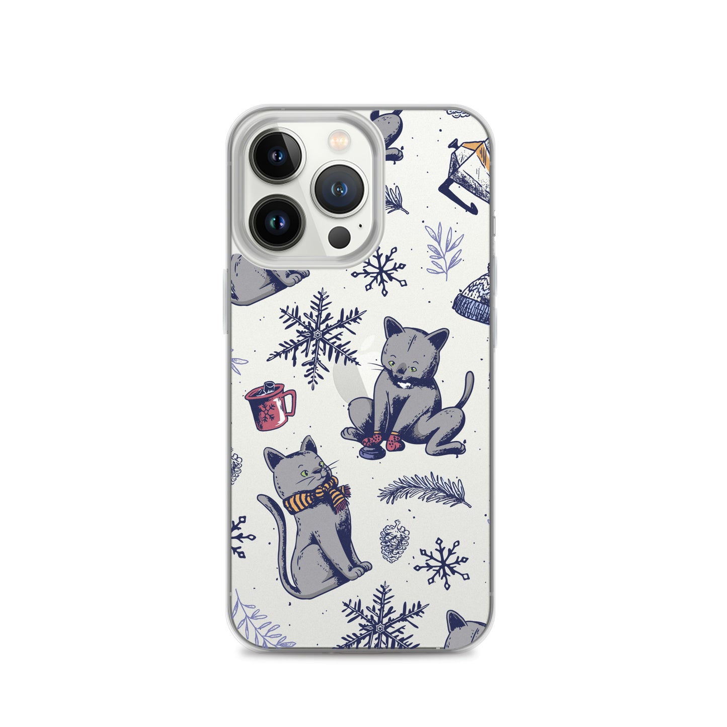 Winter Seasonal Clear Case for iPhone