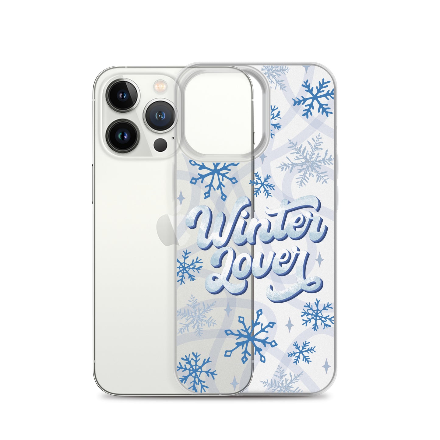 Winter Lover Clear Case for iPhone