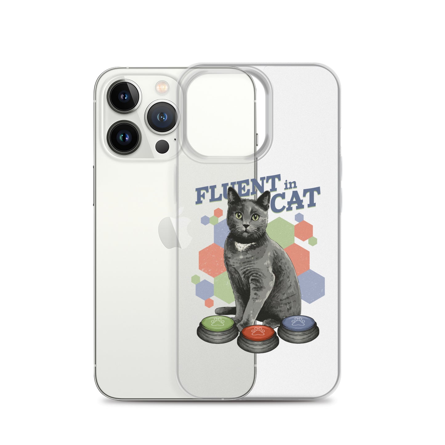 Fluent in Cat Clear Case for iPhone