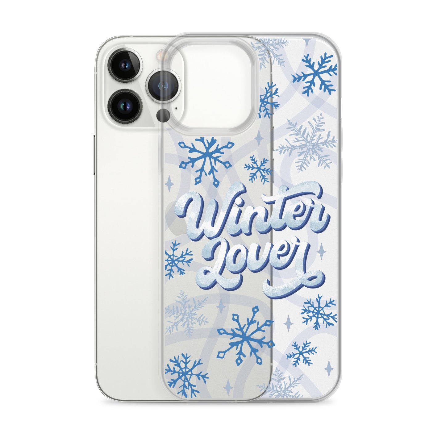 Winter Lover Clear Case for iPhone