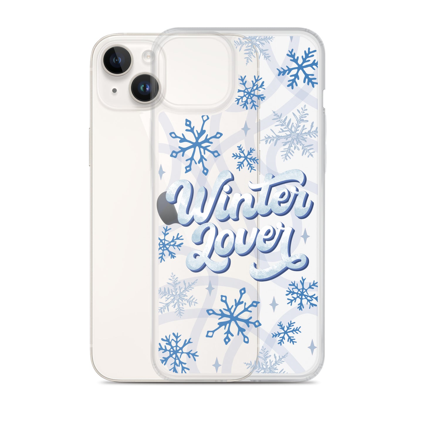 Winter Lover Clear Case for iPhone