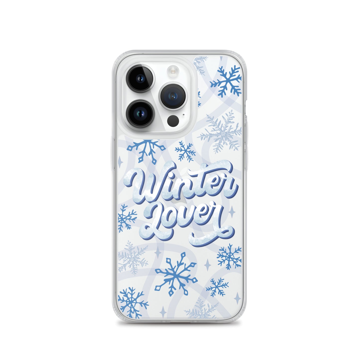 Winter Lover Clear Case for iPhone