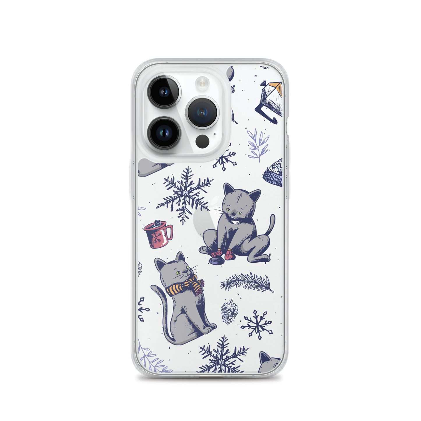 Winter Seasonal Clear Case for iPhone