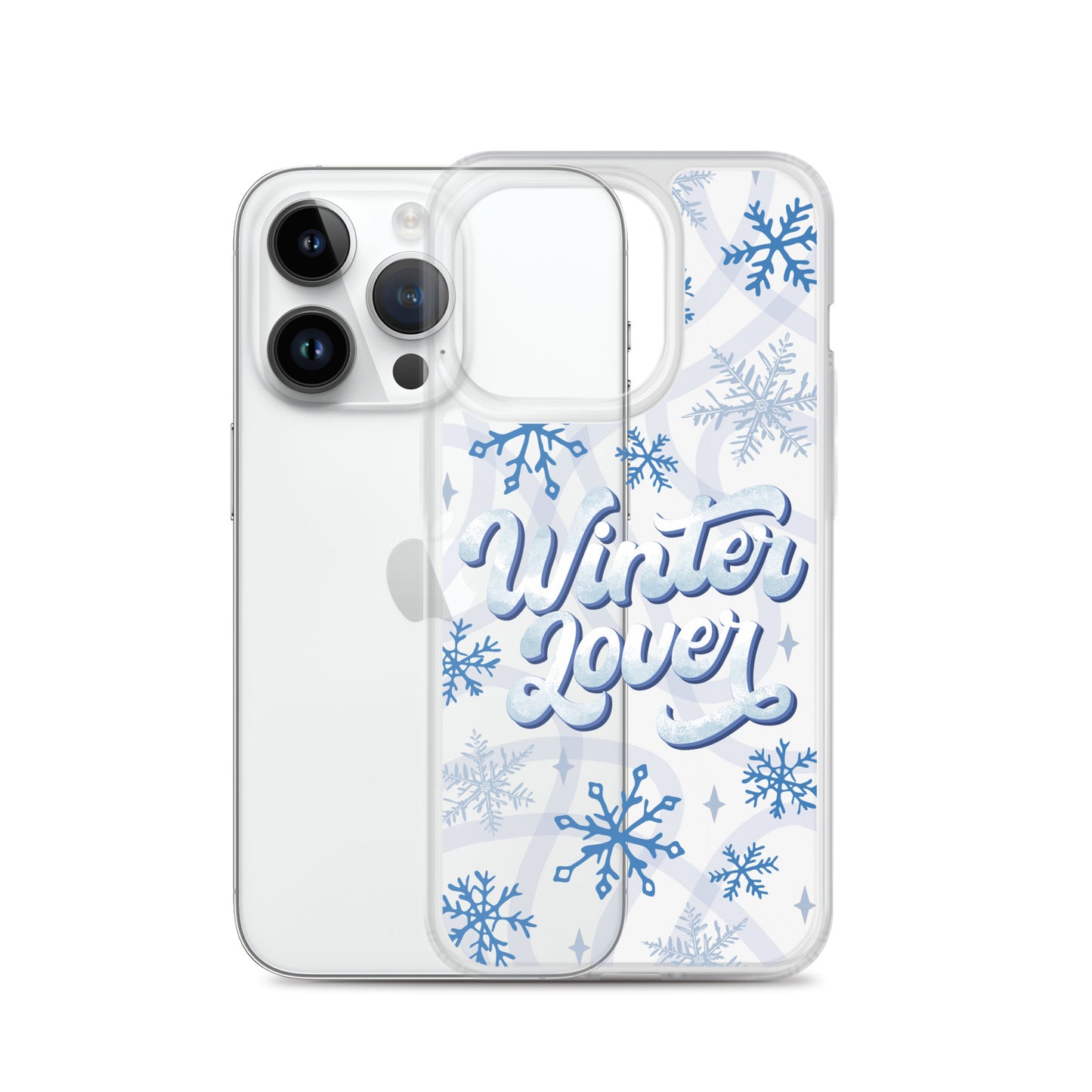 Winter Lover Clear Case for iPhone