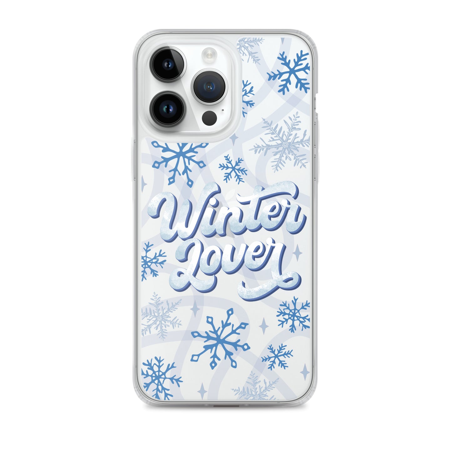 Winter Lover Clear Case for iPhone