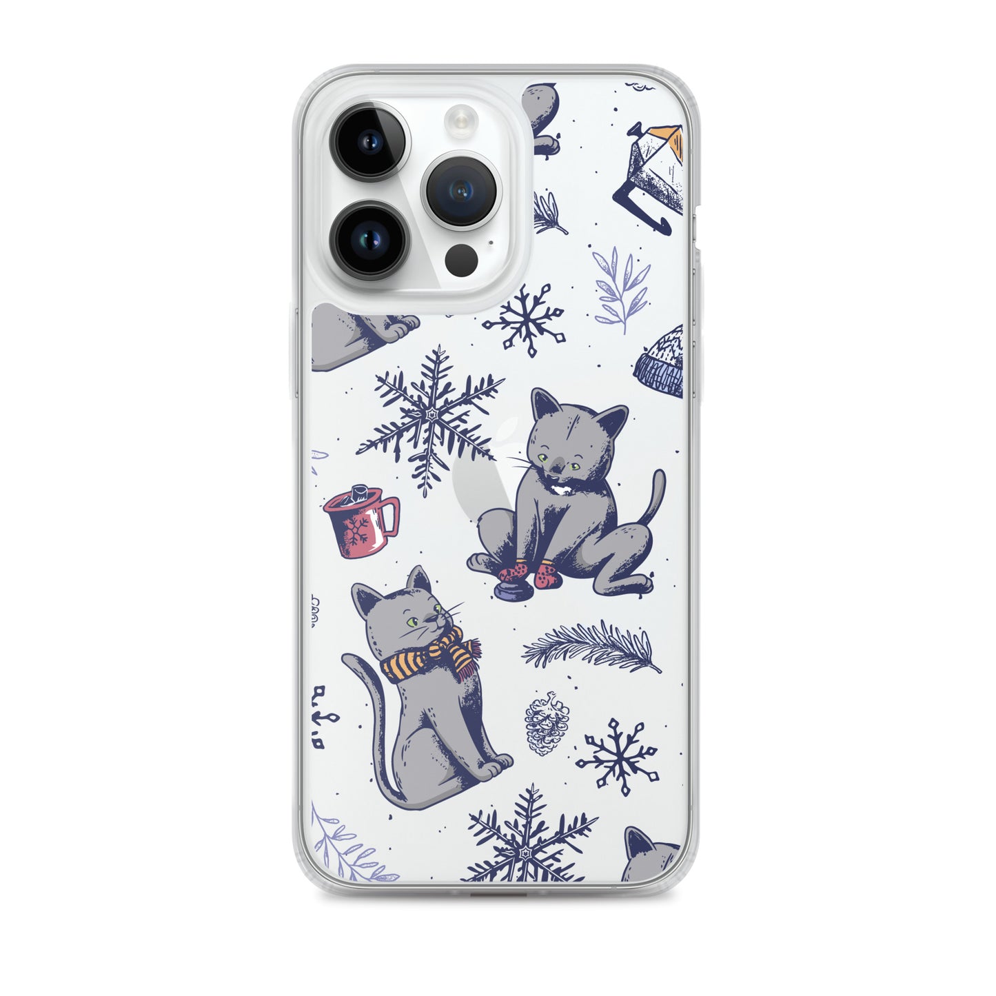 Winter Seasonal Clear Case for iPhone