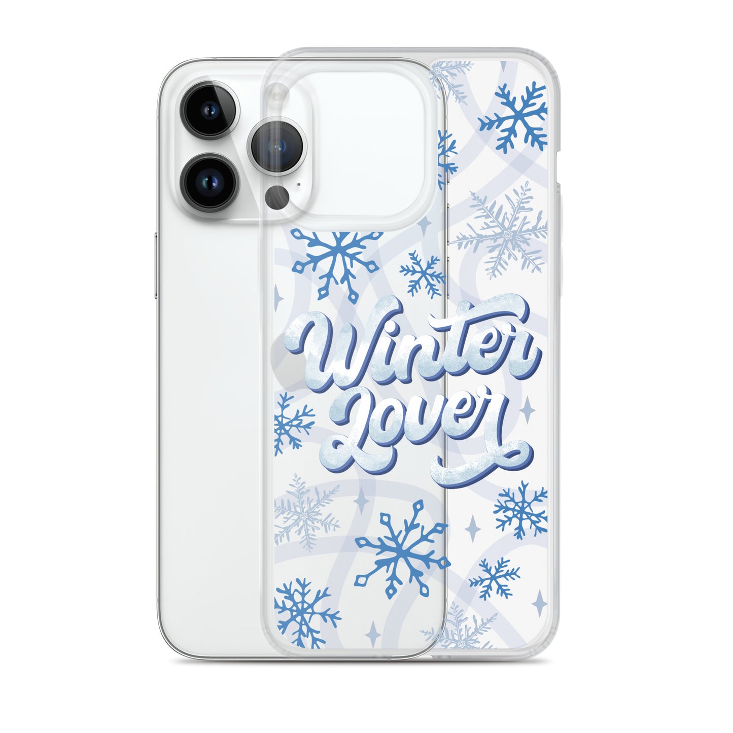 Winter Lover Clear Case for iPhone