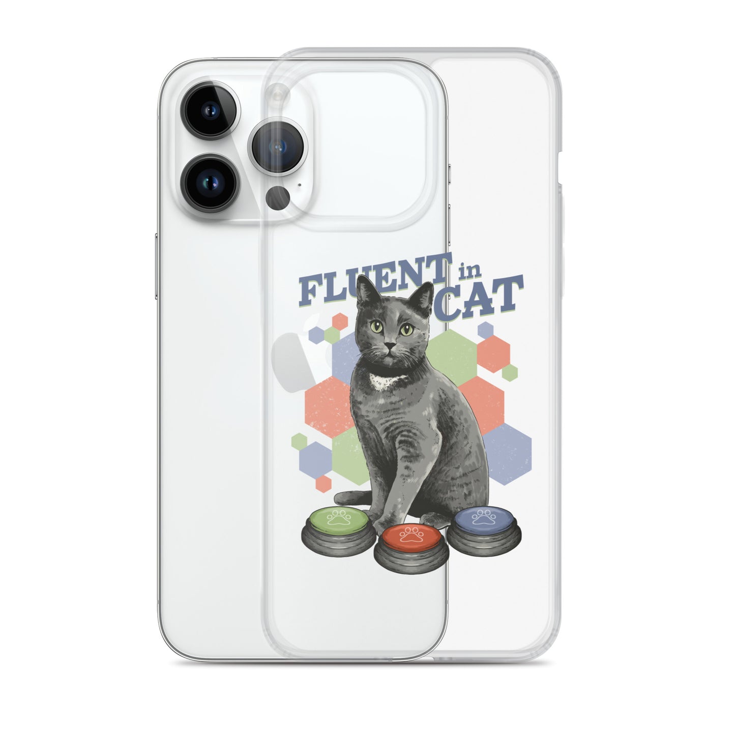 Fluent in Cat Clear Case for iPhone