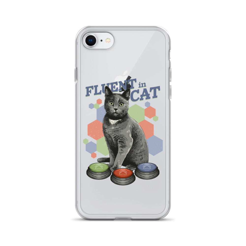 Fluent in Cat Clear Case for iPhone