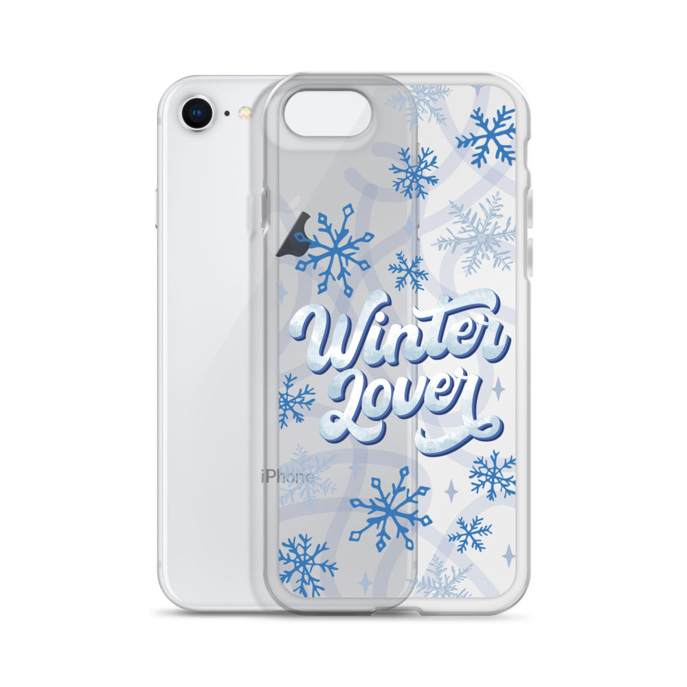 Winter Lover Clear Case for iPhone