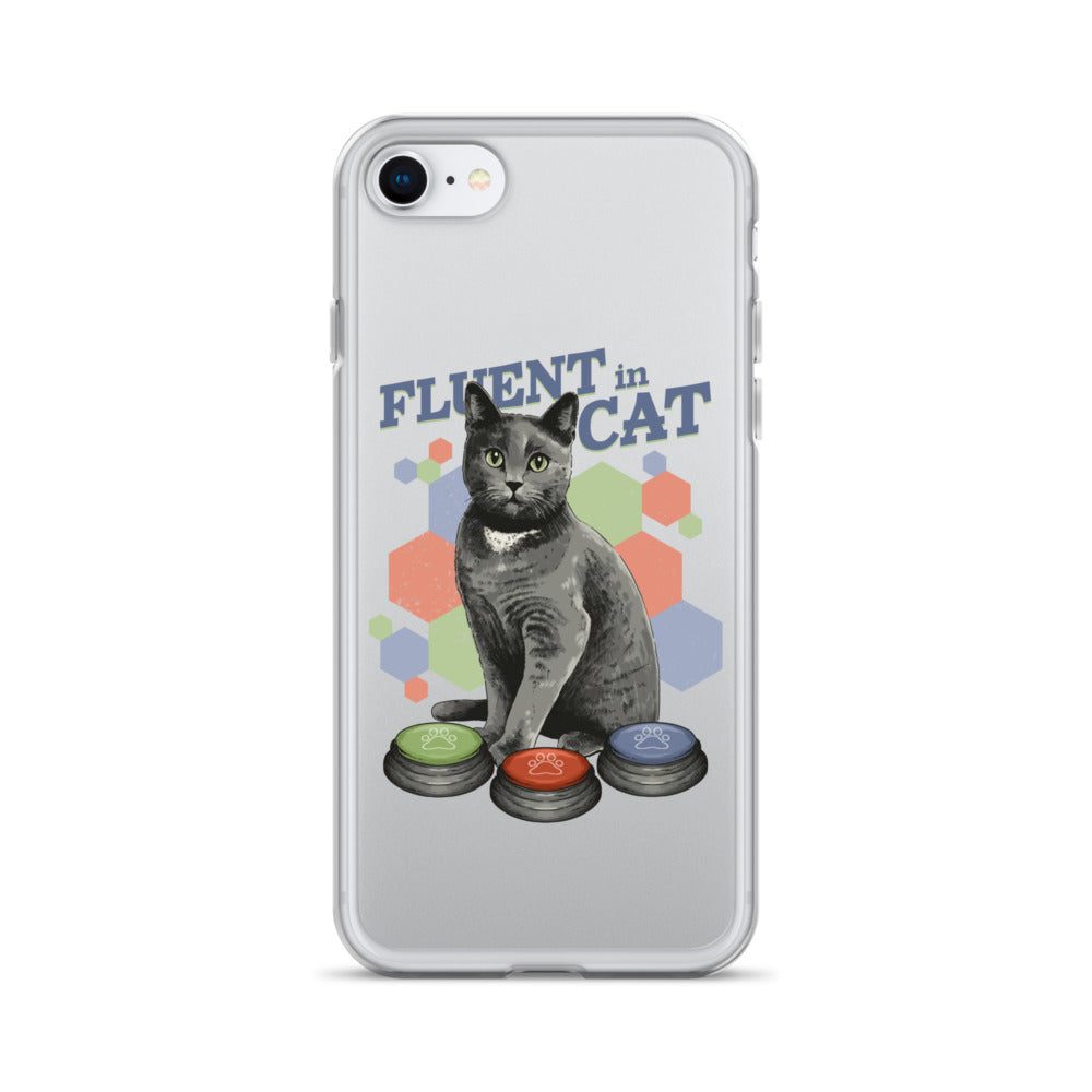 Fluent in Cat Clear Case for iPhone