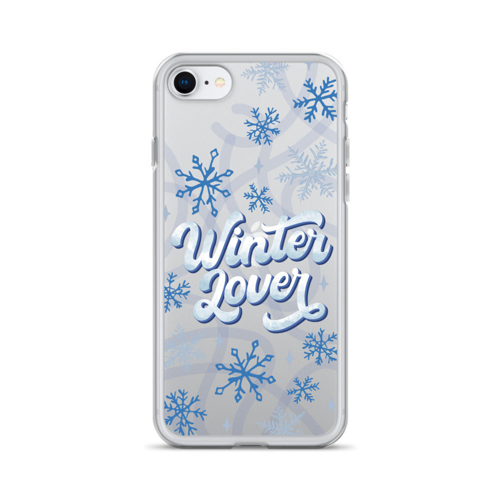 Winter Lover Clear Case for iPhone