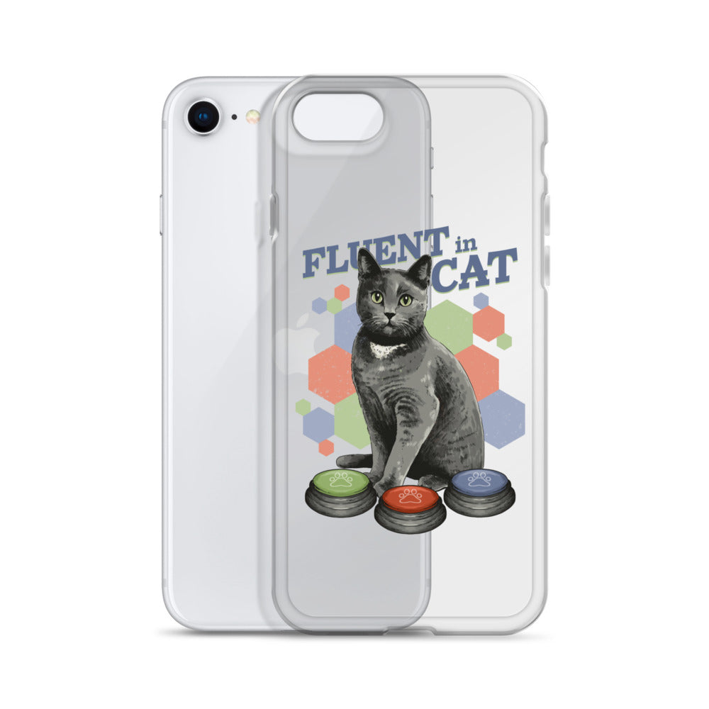 Fluent in Cat Clear Case for iPhone