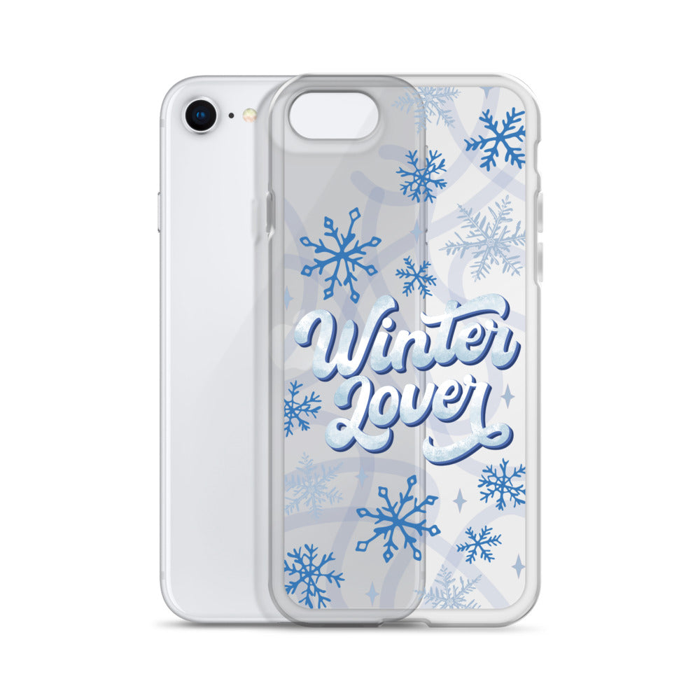 Winter Lover Clear Case for iPhone