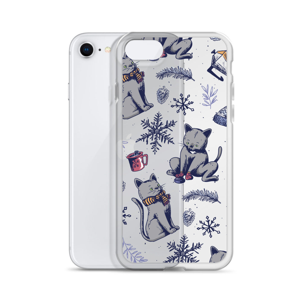 Winter Seasonal Clear Case for iPhone