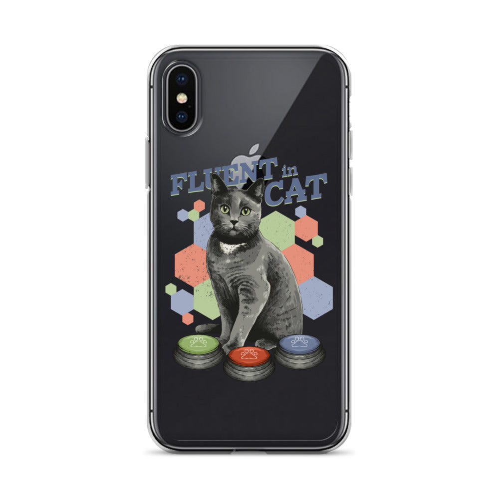 Fluent in Cat Clear Case for iPhone