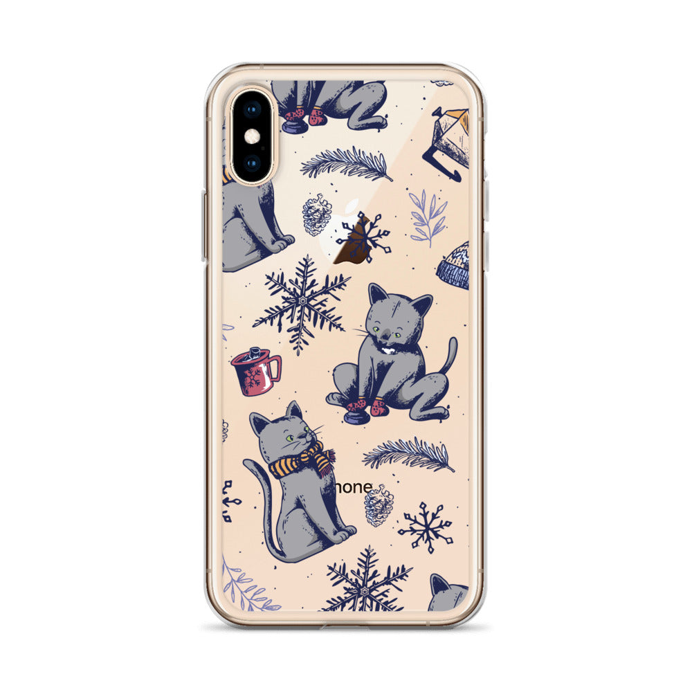 Winter Seasonal Clear Case for iPhone