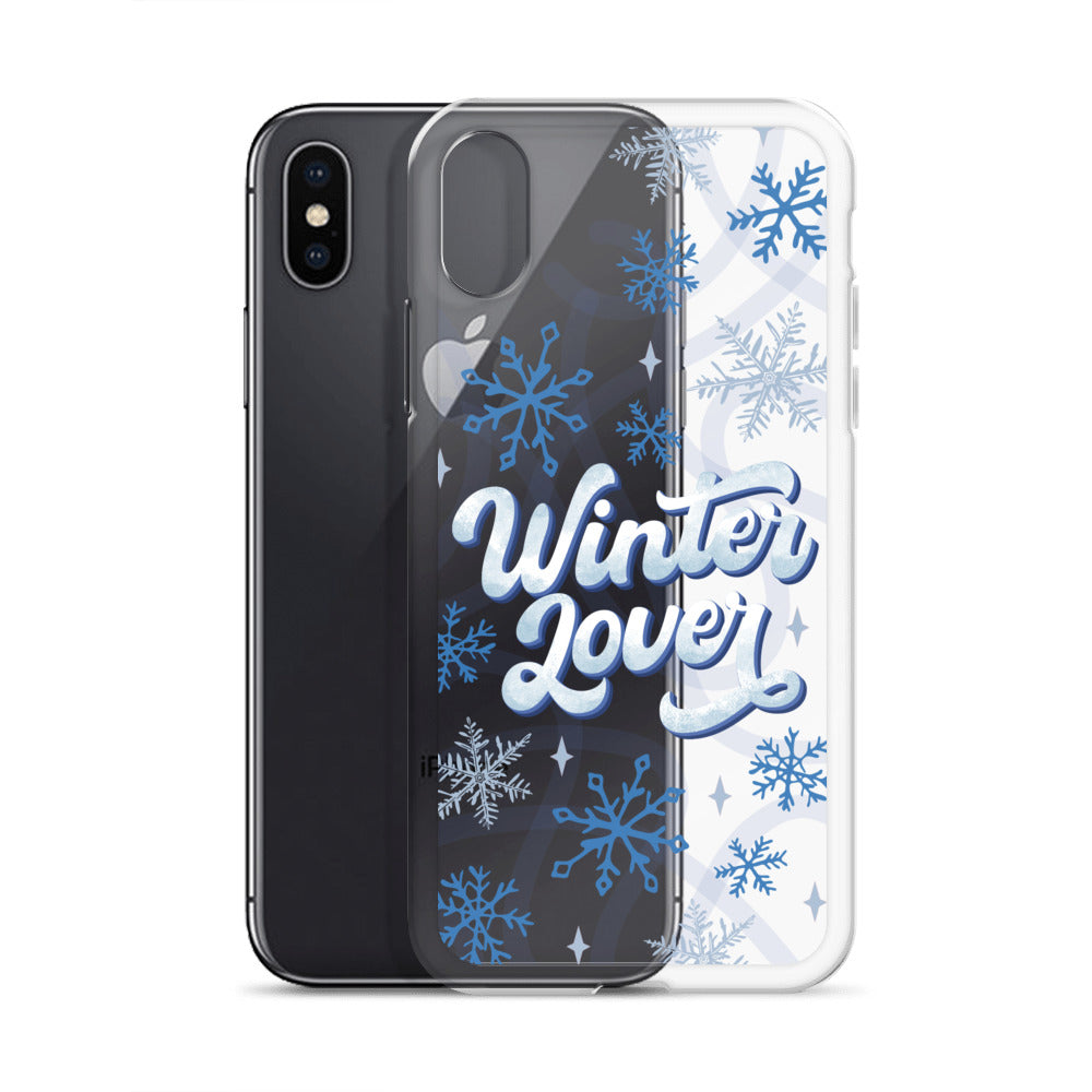 Winter Lover Clear Case for iPhone