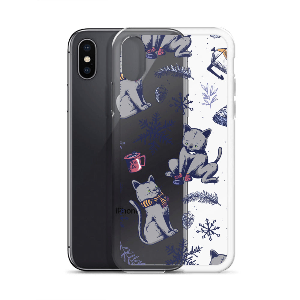 Winter Seasonal Clear Case for iPhone