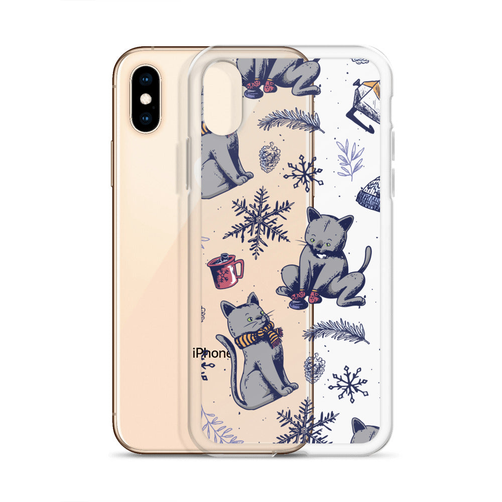 Winter Seasonal Clear Case for iPhone