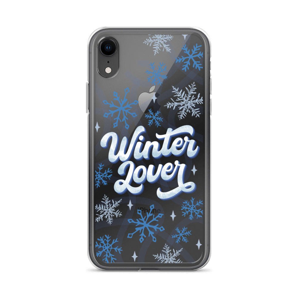 Winter Lover Clear Case for iPhone