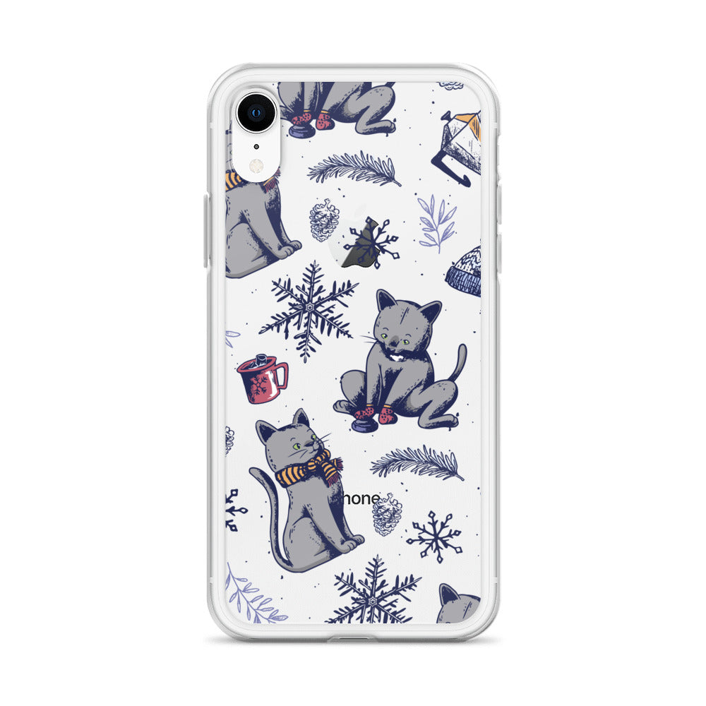 Winter Seasonal Clear Case for iPhone