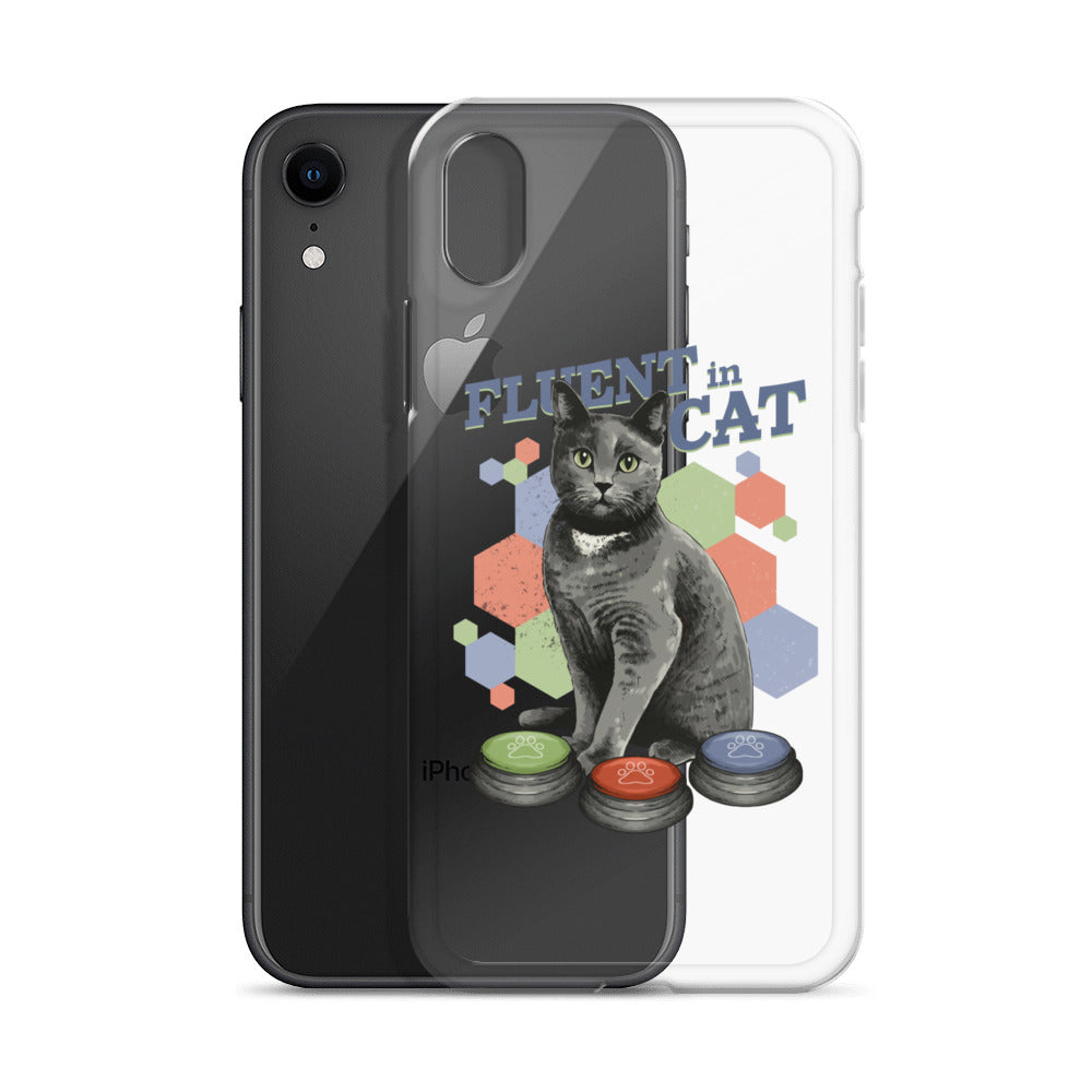 Fluent in Cat Clear Case for iPhone