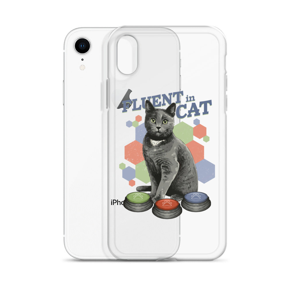 Fluent in Cat Clear Case for iPhone